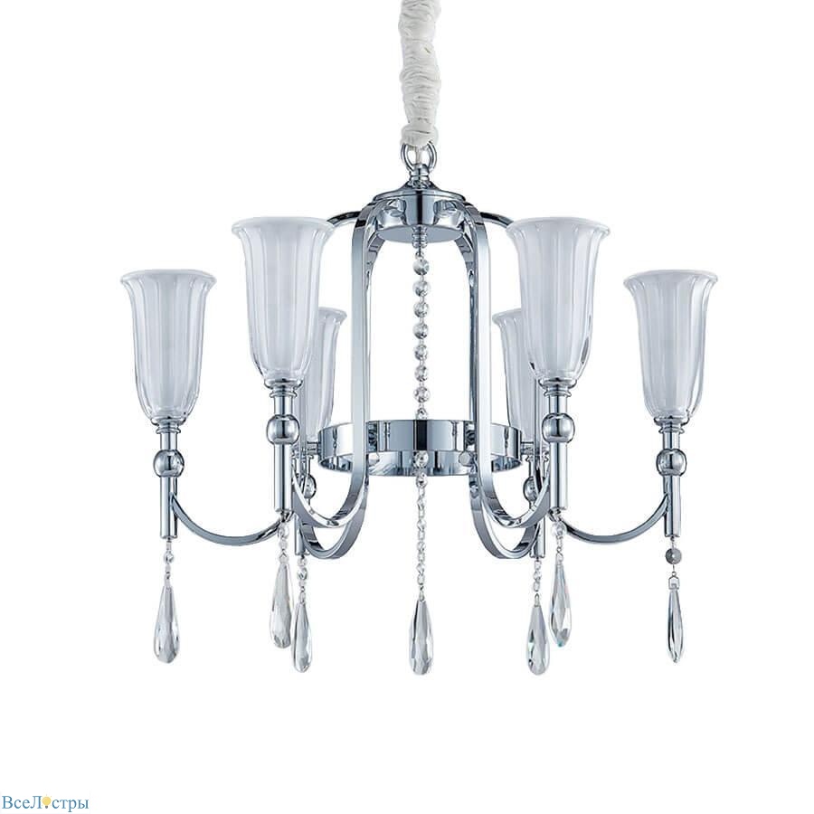 подвесная люстра newport 4800 4806/c chrome