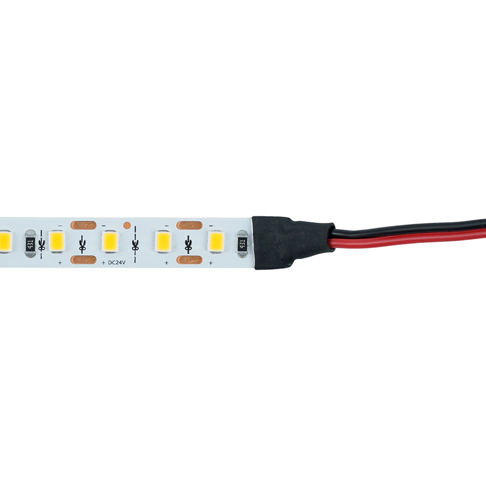 светодиодная лента 24v feron ls506, 120*smd2835, 11w/m, ip20, 3000к (белый теплый) 53057
