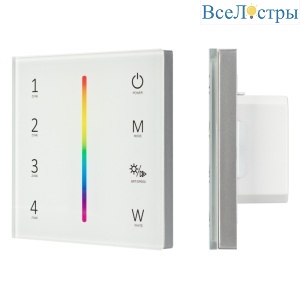 Панель Arlight Sens Smart-P45-RGBW White (230V, 4 зоны, 2.4G) 028140