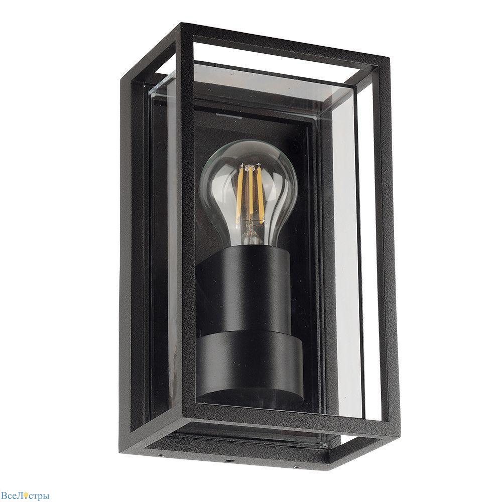 уличный настенный светильник arte lamp marfik a2322al-1bk