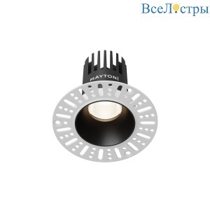 Встраиваемый светильник Maytoni Dip DL119-10W-4K-TRS-B
