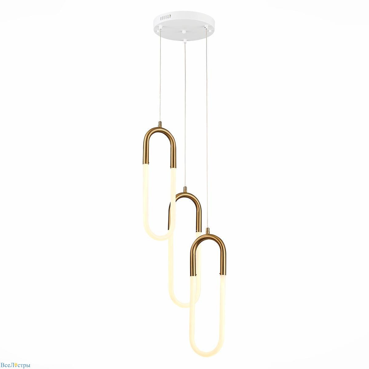 подвесная светодиодная люстра st luce mofisto sl1579.303.03