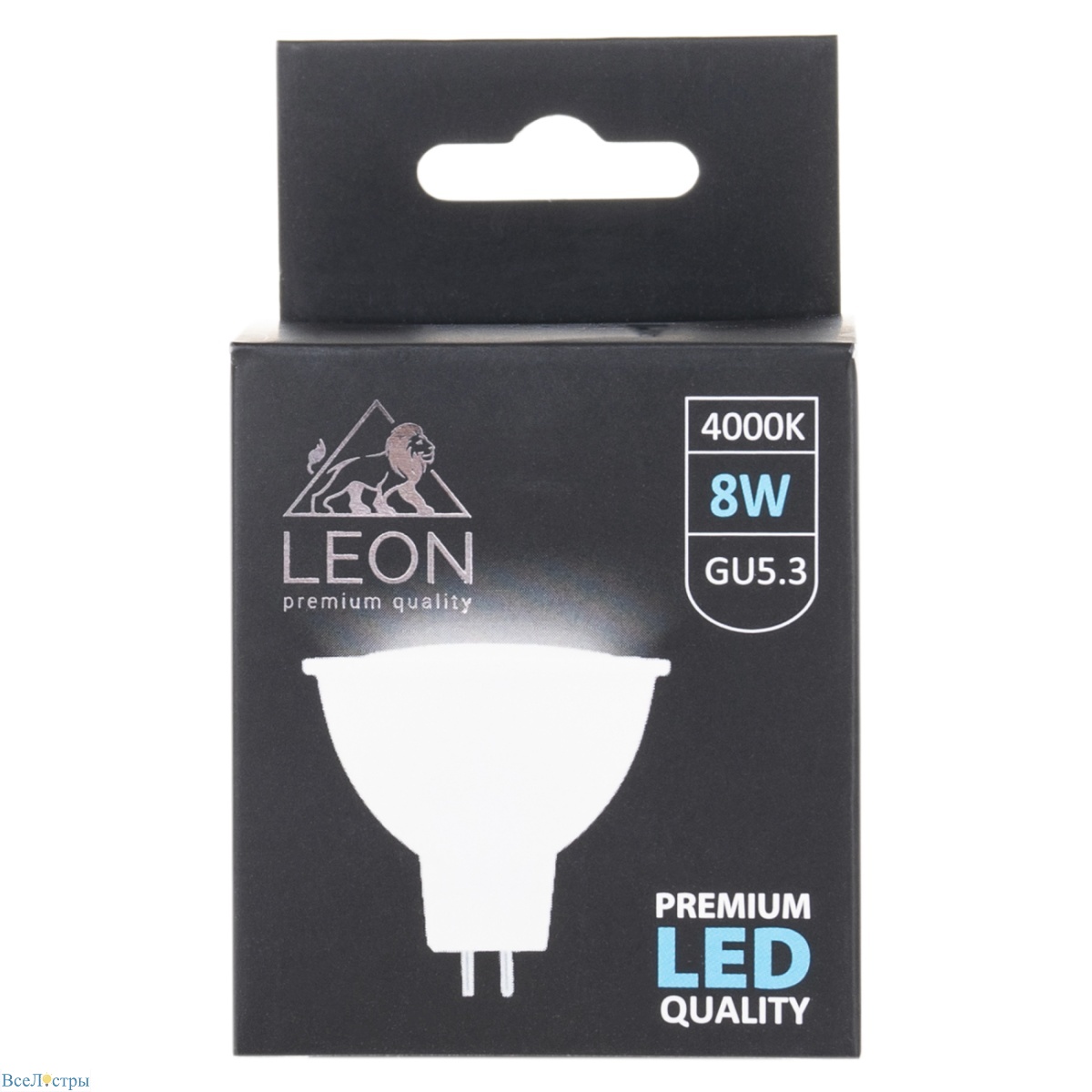 светодиодная лампа leon le-mr16-8w-4000k