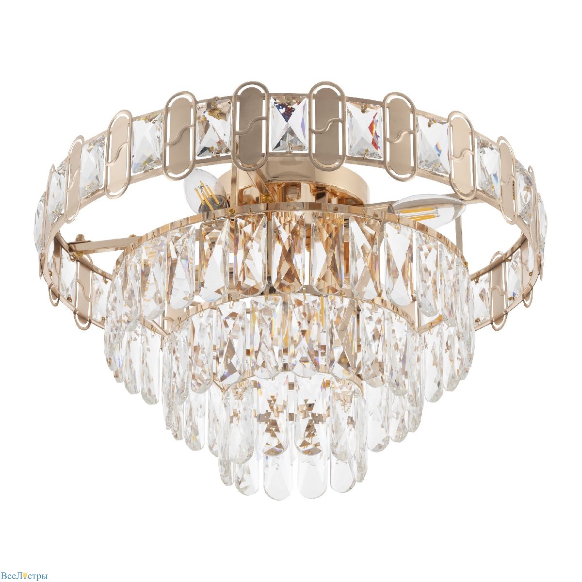 потолочная люстра arte milano sorrento 378109/7/470 gd
