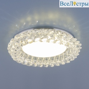 Встраиваемый светильник Elektrostandard 1063 GX53 CH/CL хром/прозрачный 4690389075667