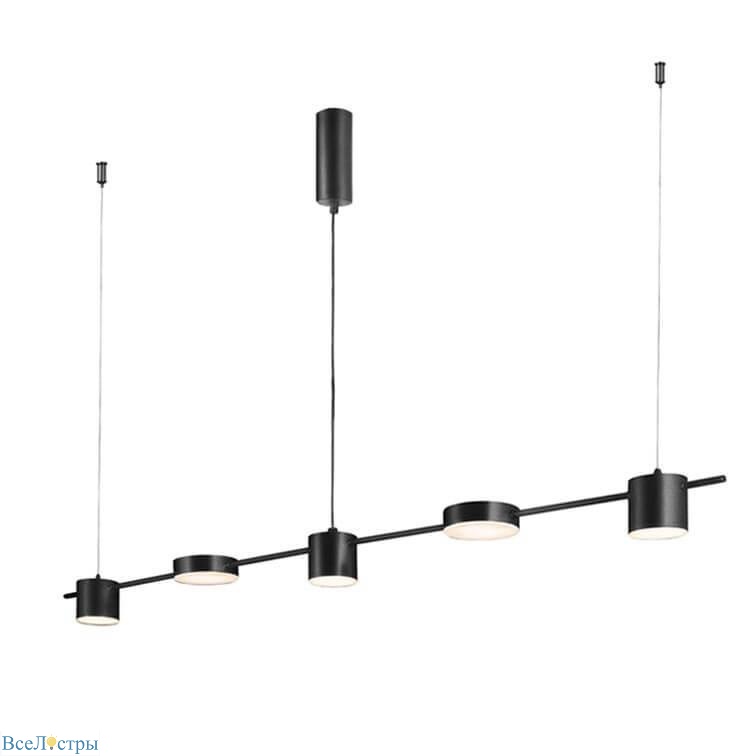 подвесной светодиодный светильник crystal lux tristan sp5 l1200 black