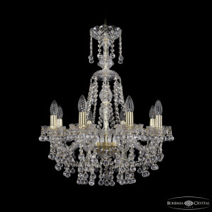 Подвесная люстра Bohemia Ivele Crystal 1409/8/195/XL-68 G