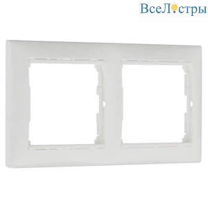 Рамка 2-постовая Legrand Valena белая 774452