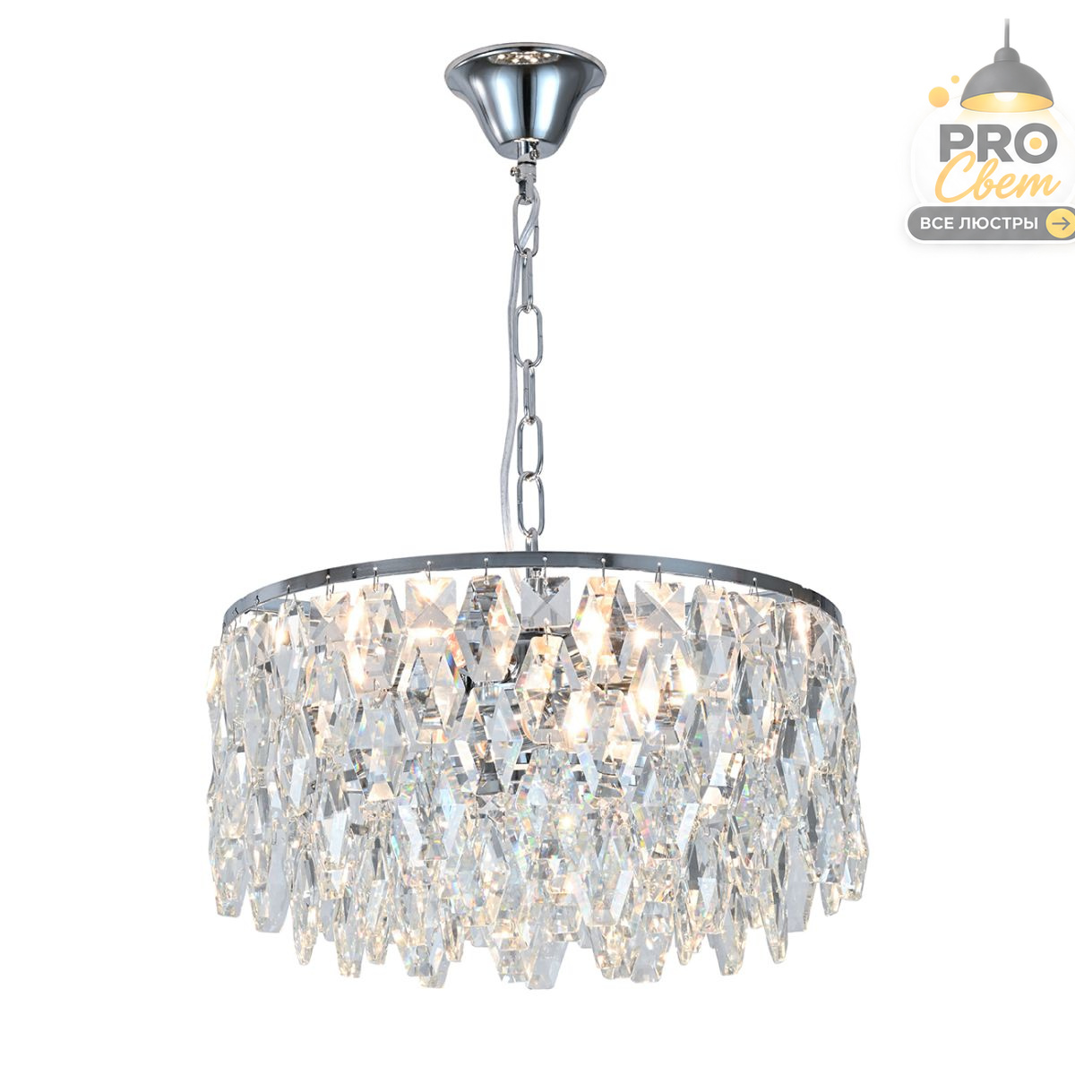 подвесной светильник escada luxora 140018/8p chrome es0000084