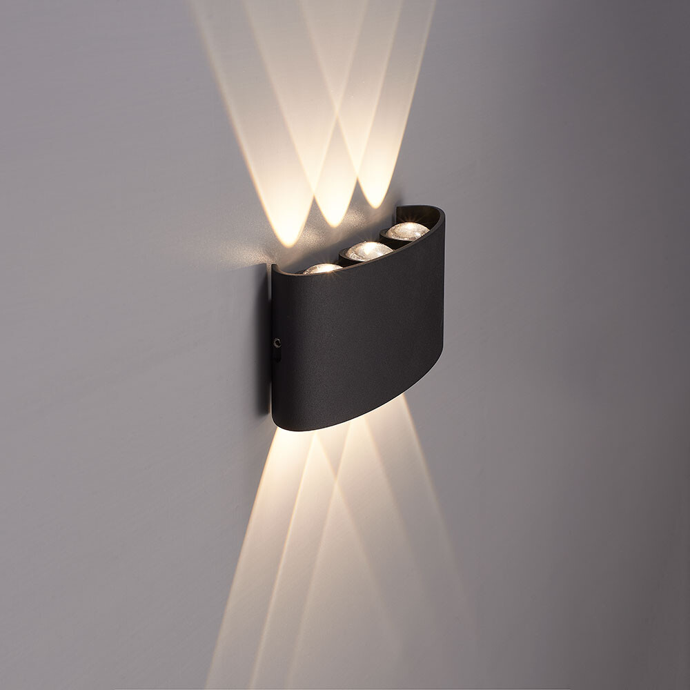 уличный настенный светильник arte lamp bosto a3722al-6bk