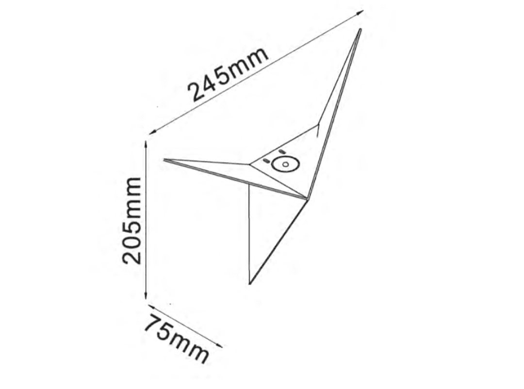 настенный светильник designled gw-9103-3-wh-nw 001561