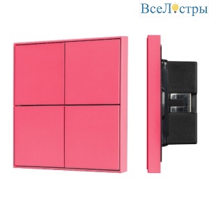 Кнопочная панель Arlight KNX-304-23-IN Rose Red BUS, Frame 039668