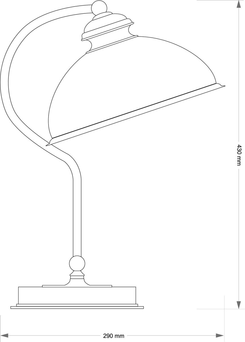 настольная лампа kutek lido lid-lg-1(p)gr