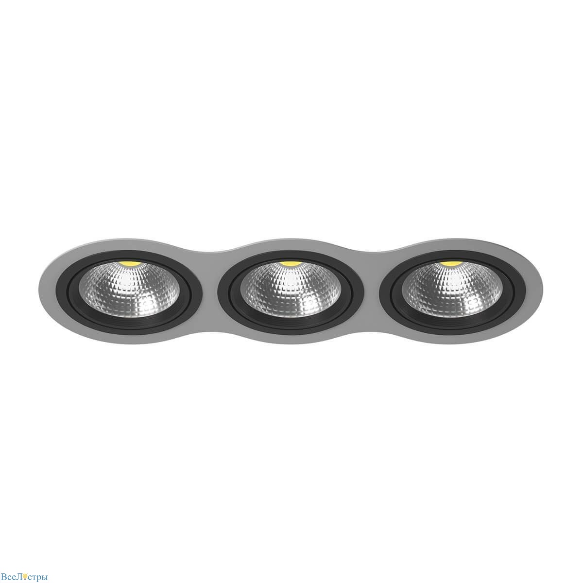 встраиваемый светильник lightstar intero 111 (217939+217907+217907+217907) i939070707