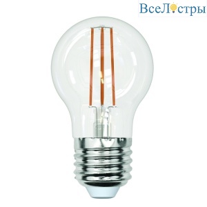 Лампа светодиодная филаментная (UL-00005907) Uniel E27 13W 3000K прозрачная LED-G45-13W/3000K/E27/CL PLS02WH