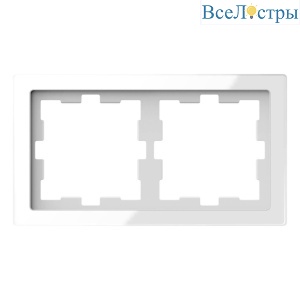 Рамка 2-постовая Schneider Electric Merten D-Life MTN4020-6520