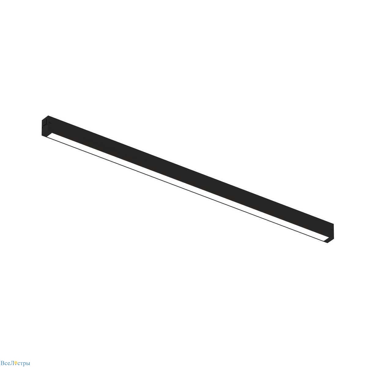 трековый светодиодный светильник denkirs smart linear dk8026-bk