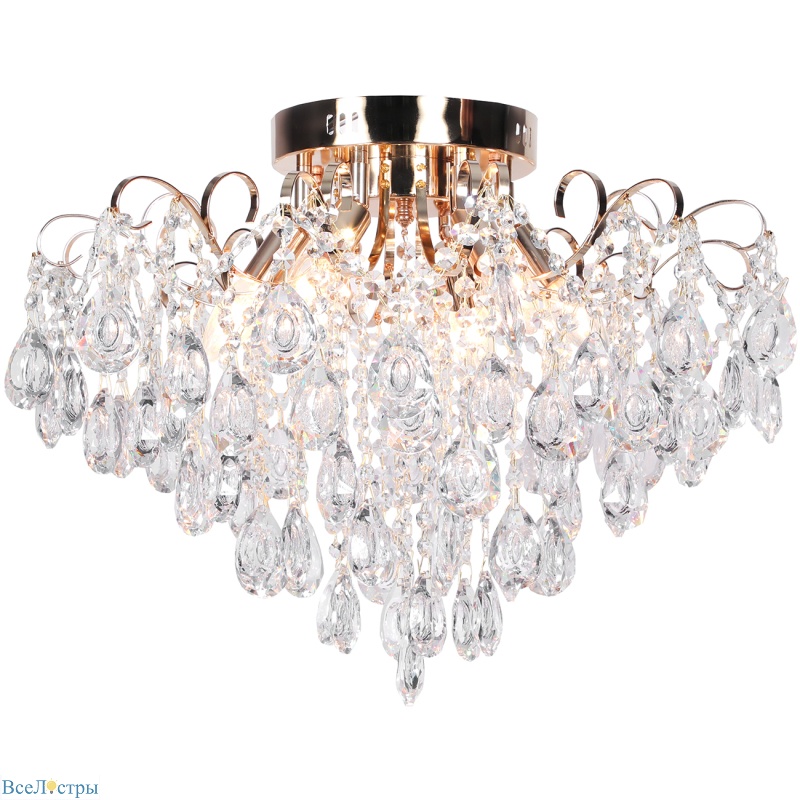 потолочная люстра escada gertrude 1120/6pl gold