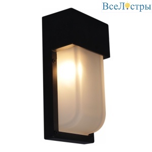 Уличный настенный светильник Reluce 09355-9.2-001U BK