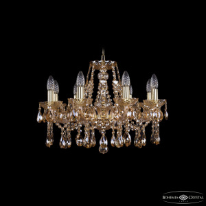 Подвесная люстра Bohemia Ivele Crystal 1413/8/200 G M721