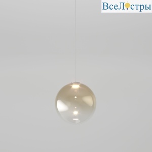 Подвесной светильник Eurosvet Wonder 50232/1 LED янтарный a058637