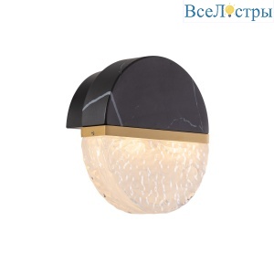Настенный светильник Delight Collection MB25030008-1A brass/black