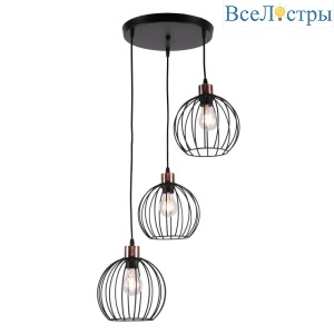 Подвесная люстра IMEX MD.0229-3-P BK