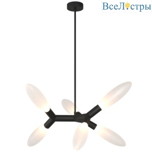 Люстра на штанге Eurosvet Covalent 30180/6 черный Smart a069153