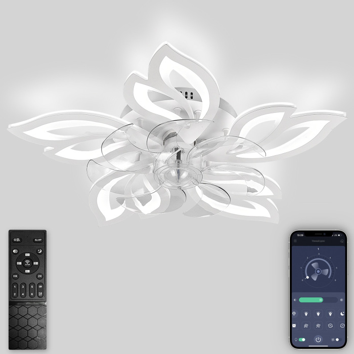 люстра-вентилятор natali kovaltseva ledfan led lamps 81488