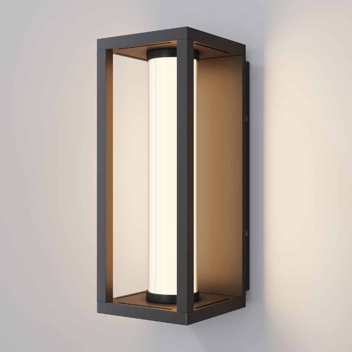 уличный настенный светильник maytoni expo o480wl-l12b3k