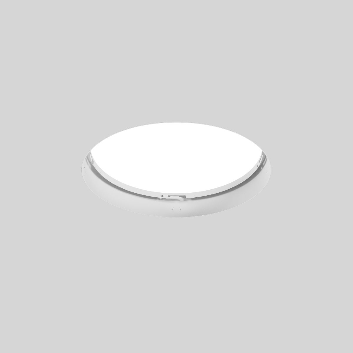 рамка для встраиваемого светильника maytoni downlight dla032-trs45-w