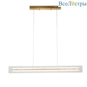 Подвесной светодиодный светильник Indigo Dualita 14018/1PL Brass V000088L