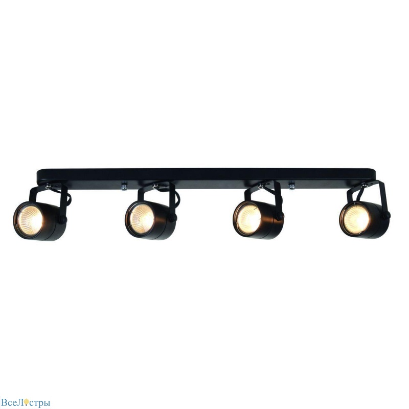 спот arte lamp lente a1310pl-4bk