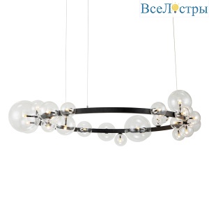 Люстра Delight Collection Art Deco Bubble KM1294P-24 black/clear