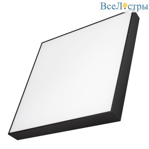 Потолочный светильник Arlight IM-QUADRO-EMERGENCY-3H-S600x600-64W Day4000 (BK, 120 deg, 230V) 041047