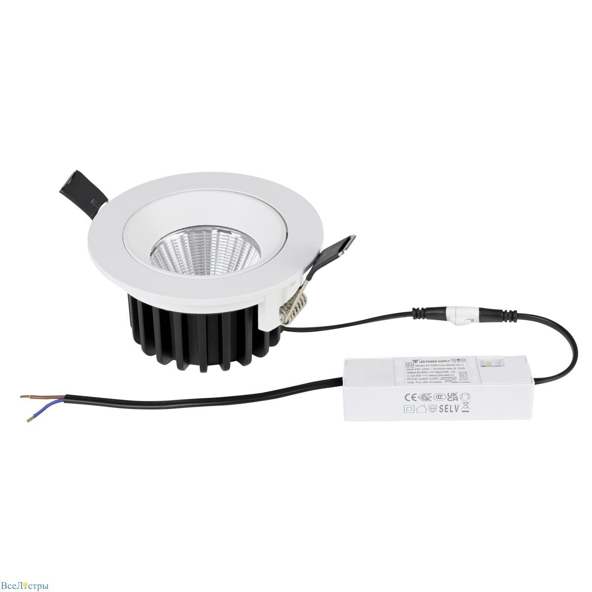 встраиваемый светильник lightstar soffi ip65 212446ip65