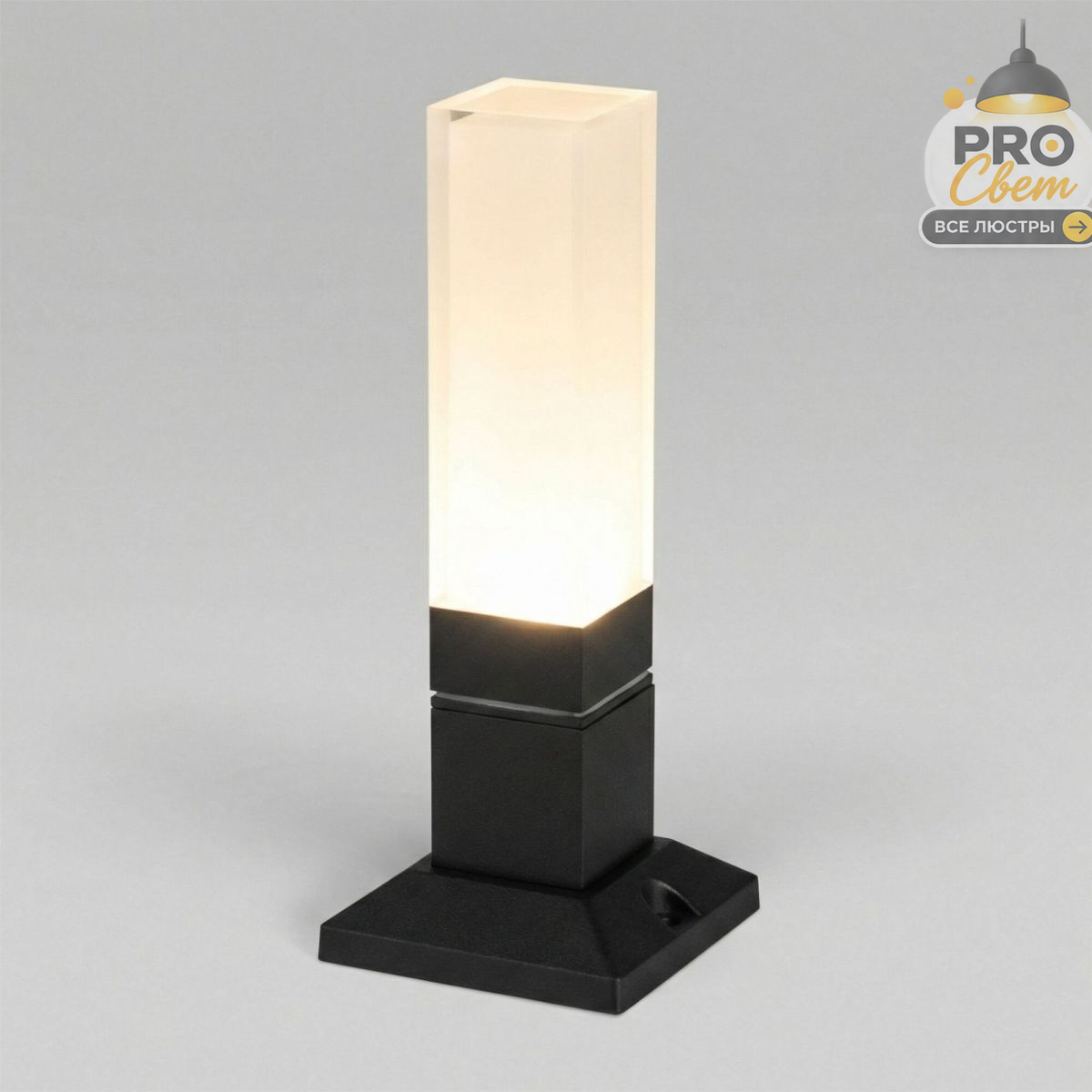 ландшафтный светильник elektrostandard 1536 techno led 3000k чёрный 4690389219207 a072068