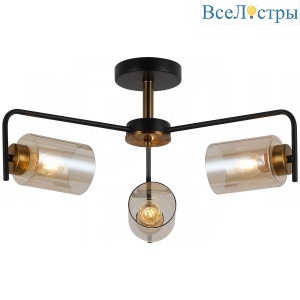 Потолочная люстра Illumico IL8248-3COU-79 BK GD