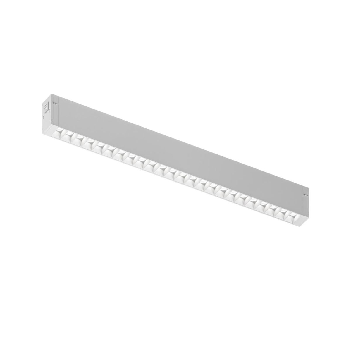 трековый однофазный светильник denkirs simple grill dk8202-wh