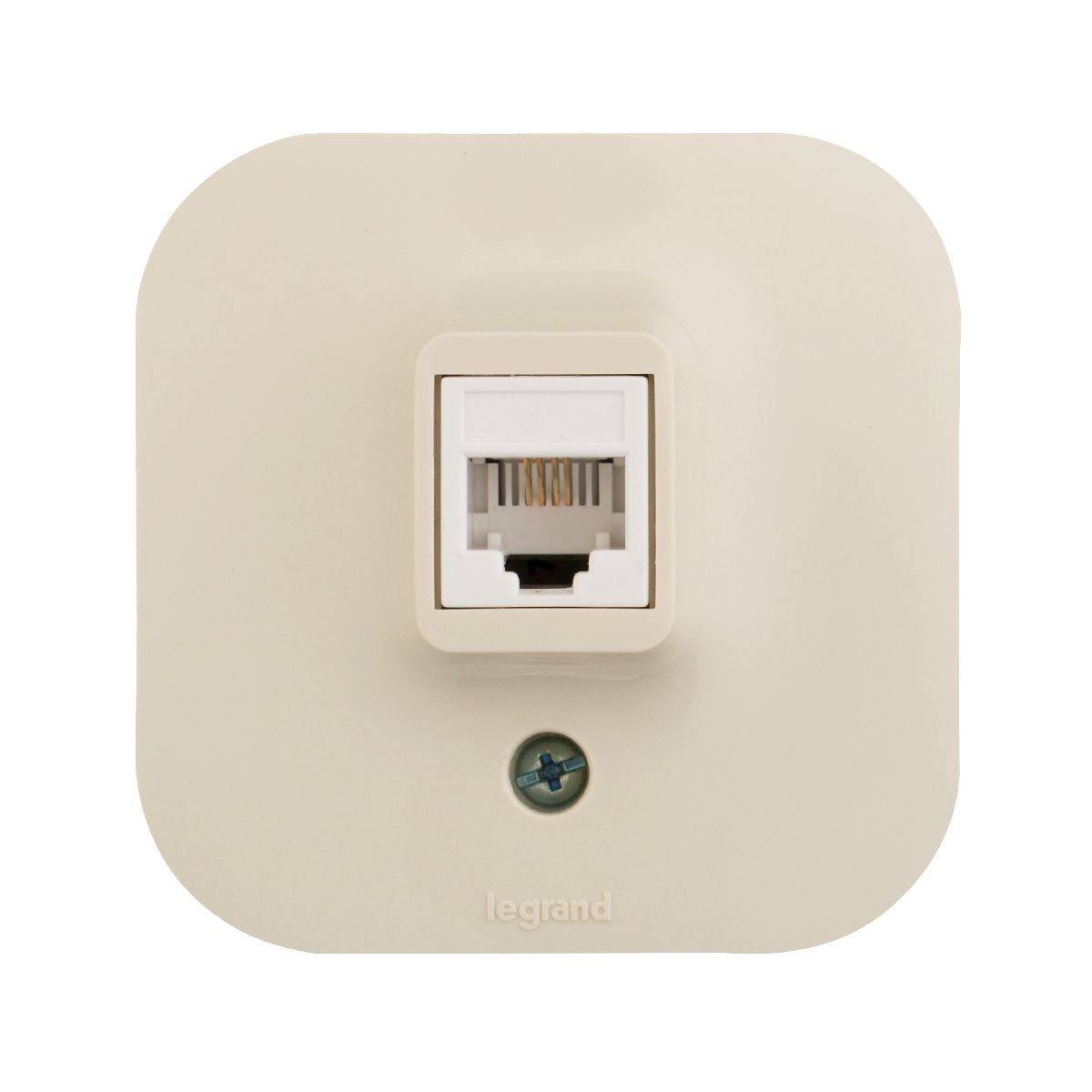 розетка компьютерная rj45 legrand quteo 782254