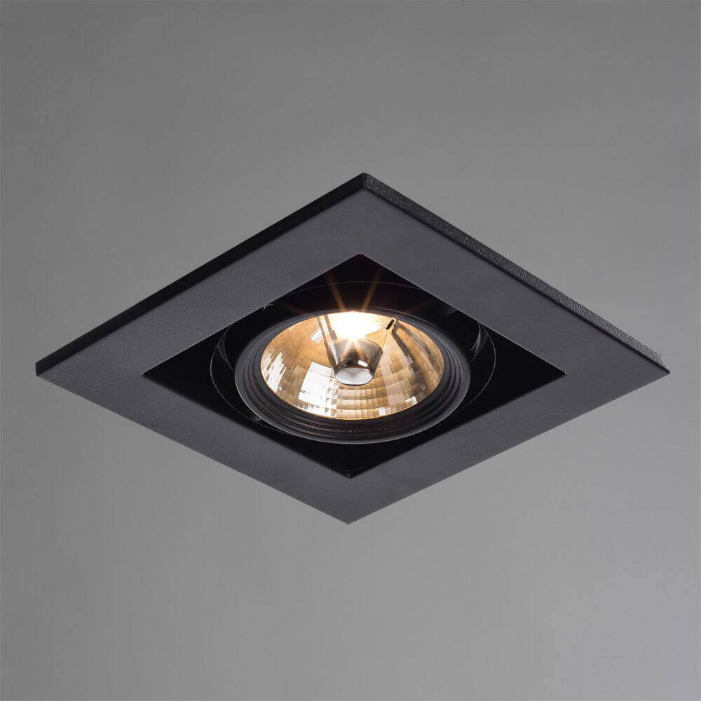 встраиваемый светильник arte lamp technika a5930pl-1bk