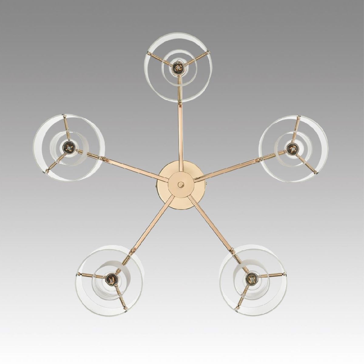 потолочная люстра lumion verdi 6587/5c