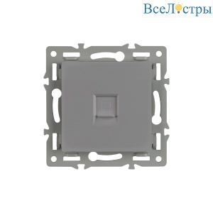 Механизм компьютерной розетки Arlight SCT-MPC1-PL-GR (RJ-45, CAT6) 045335