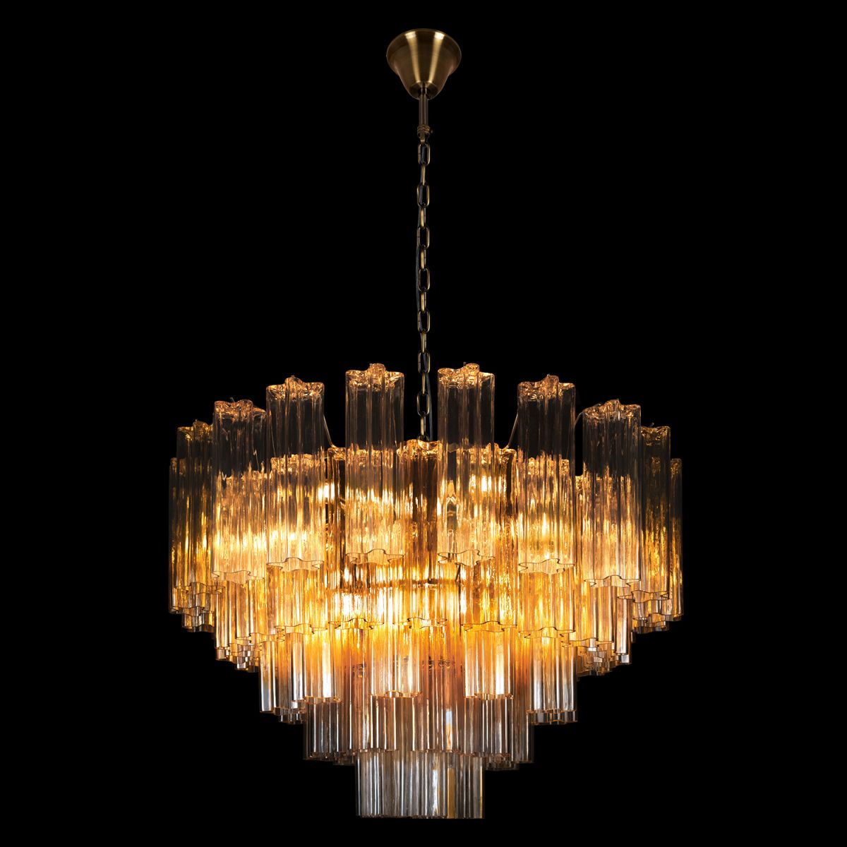 подвесная люстра loft it murano 10580/800 champagne