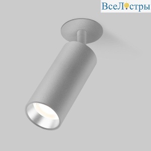 Встраиваемый светодиодный спот Elektrostandard Diffe 25052/Led серебряный a058172