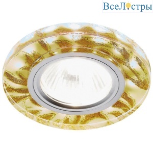 Встраиваемый светодиодный светильник Ambrella Light Led S232 W/G