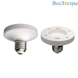 Переходник с цоколя Е27 на GX53 (06475) Uniel LH27-GX53