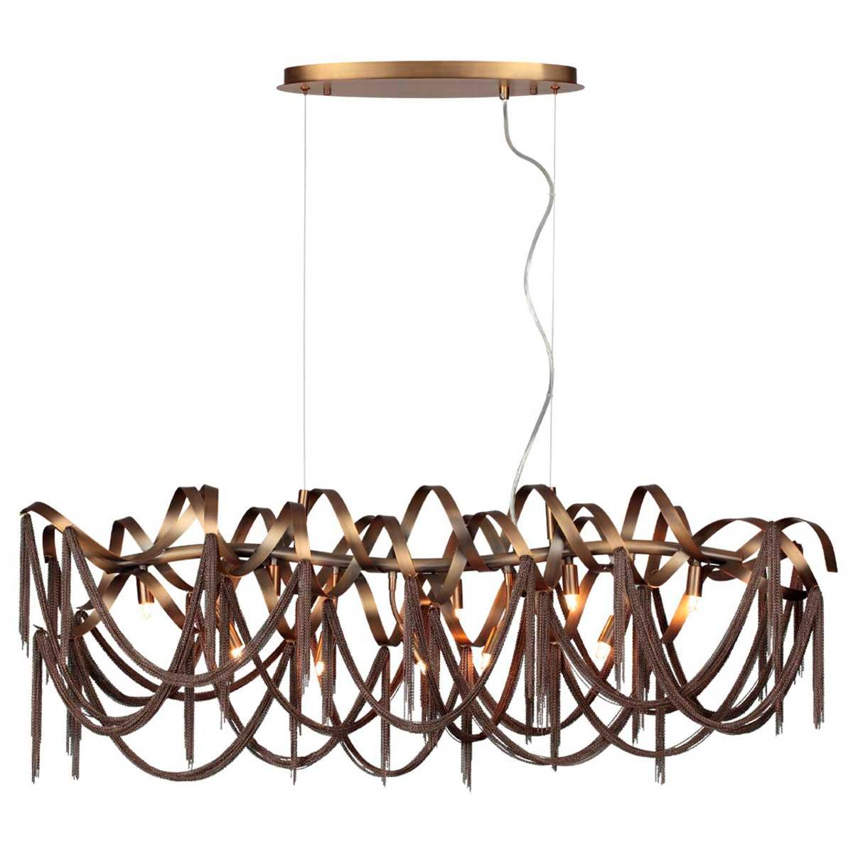 подвесная люстра odeon light chainy 5066/10