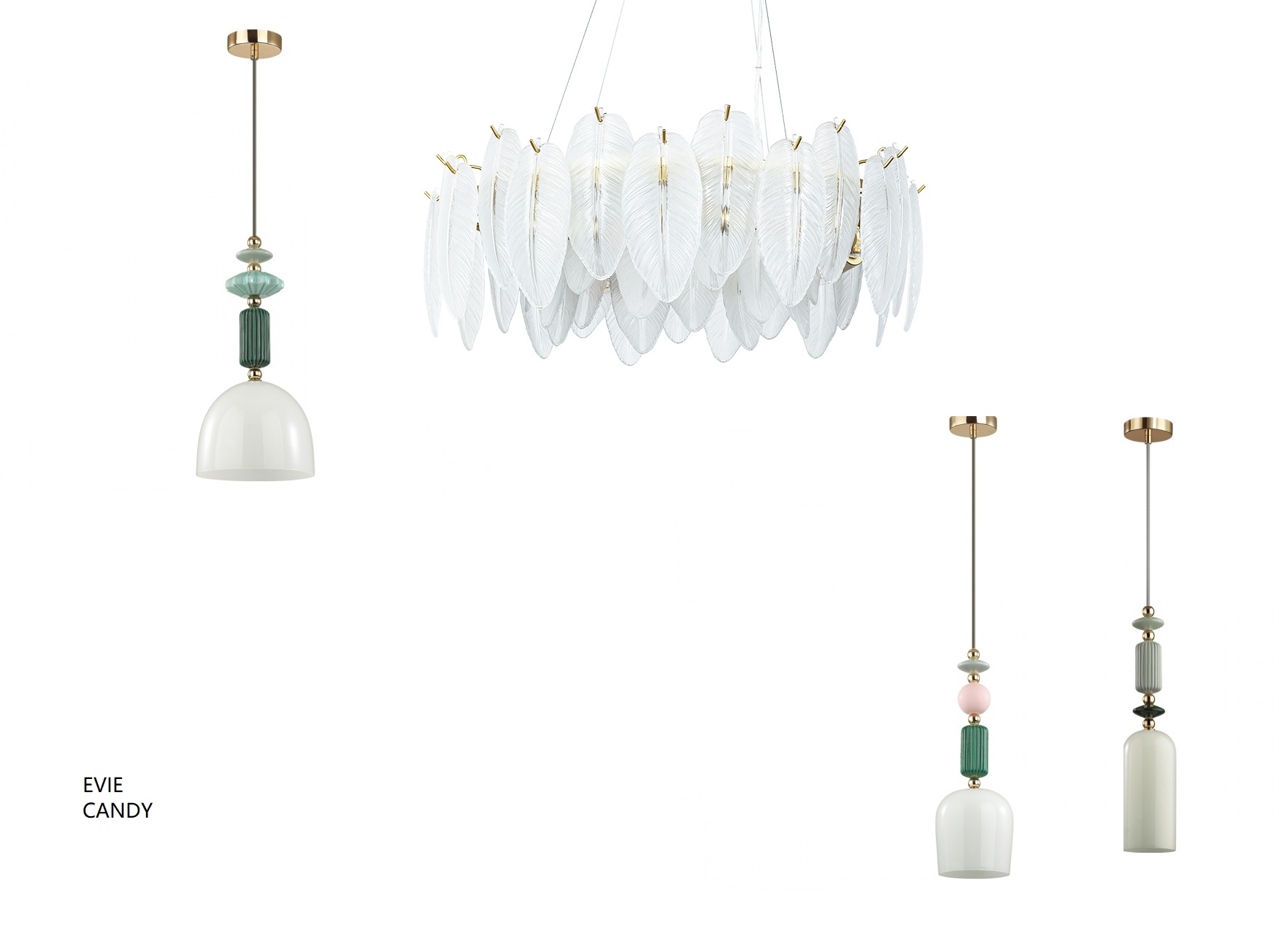 подвесной светильник odeon light classic candy 4861/1