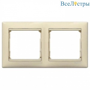 Рамка 2-постовая Legrand Valena слоновая кость 774352